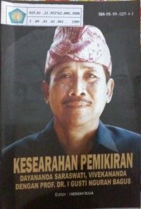 Image of Kesearahan Pemikiran Dayananda Saraswati Vivikananda dengan Prof. Dr. I Gusti Ngurah Bagus
